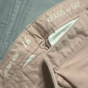 GAP Pink Skinny Mini Khakis